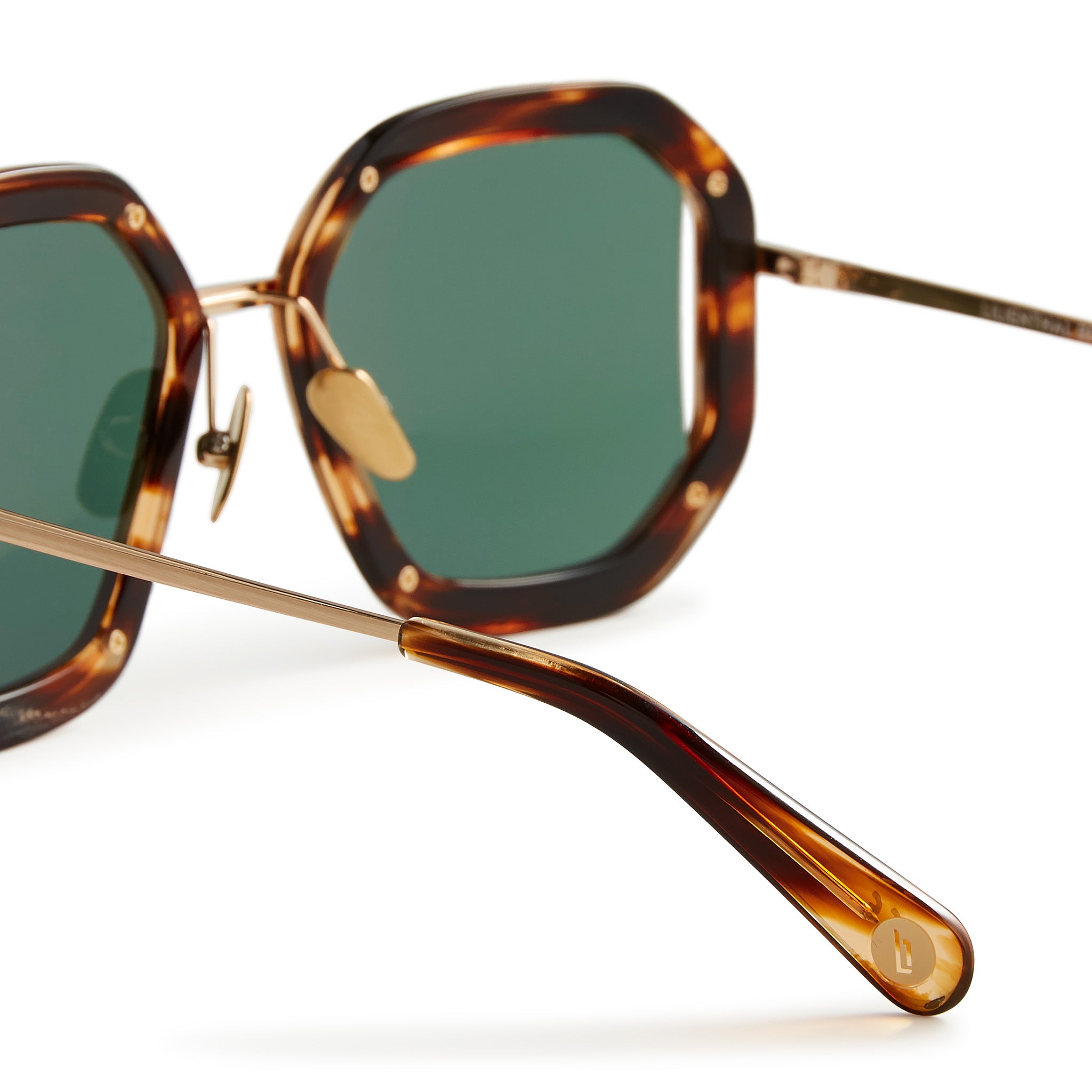 Deep Disco Gold Tortoise Green - Lilienthal Berlin