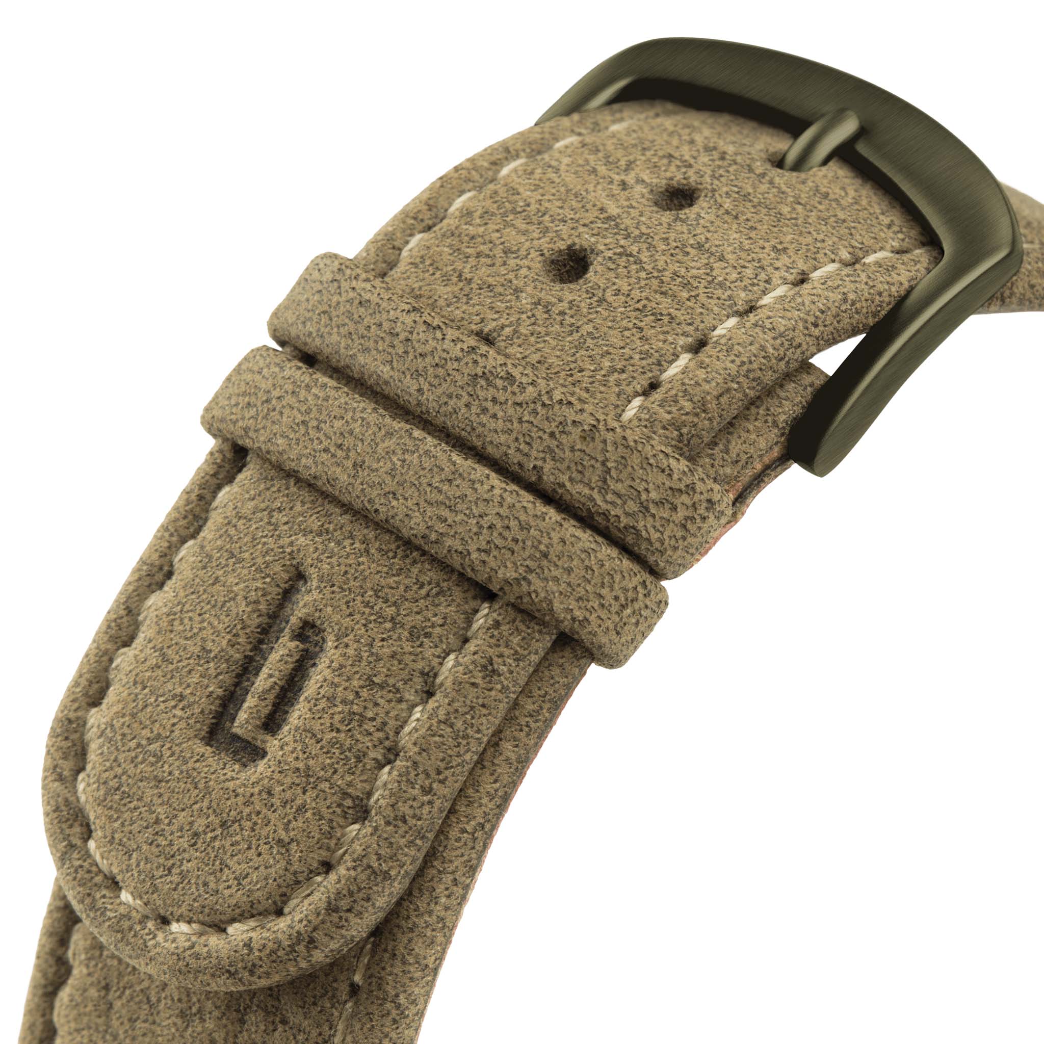 Leather Khaki Brushed - Lilienthal Berlin