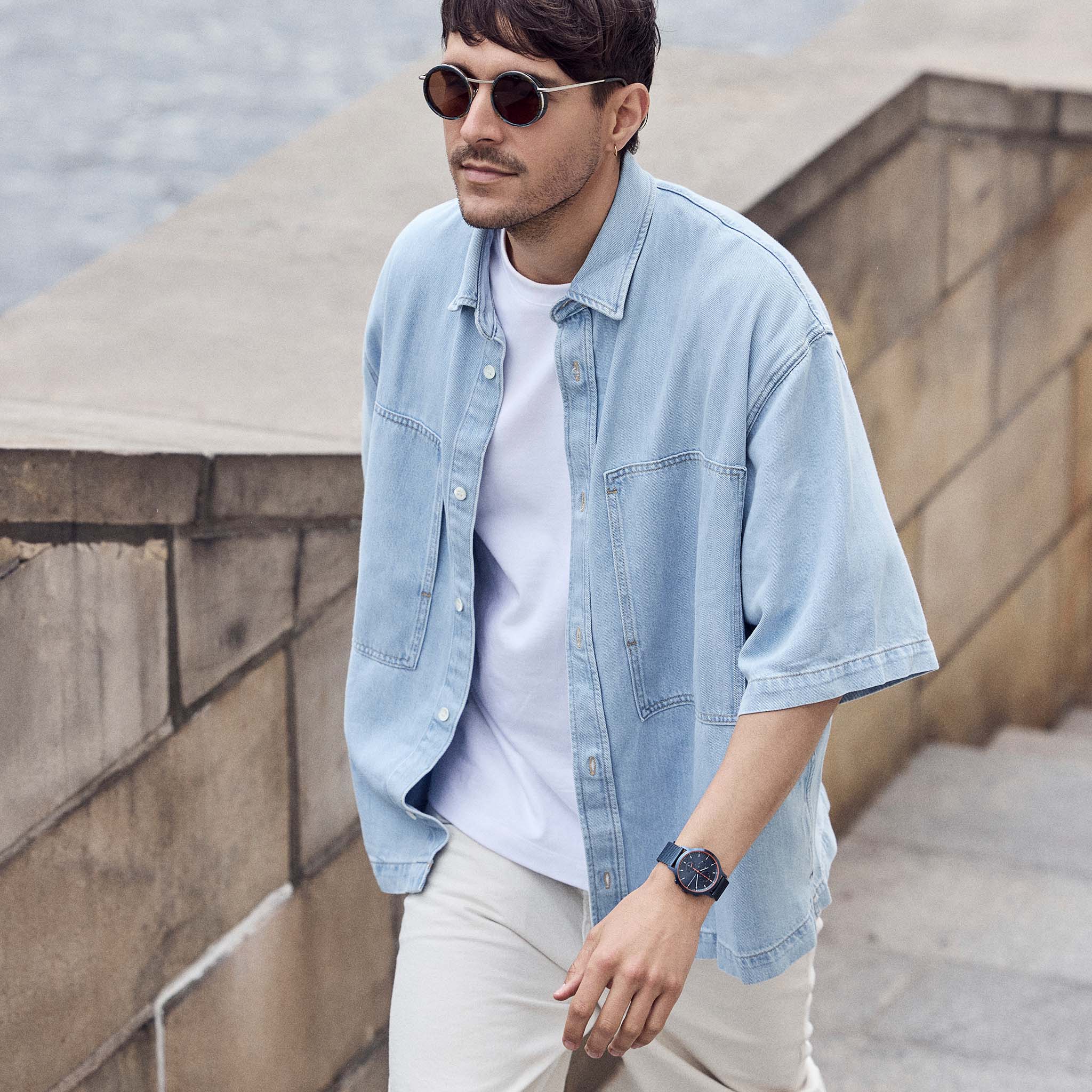 Chronograph Blue Orange - Lilienthal Berlin