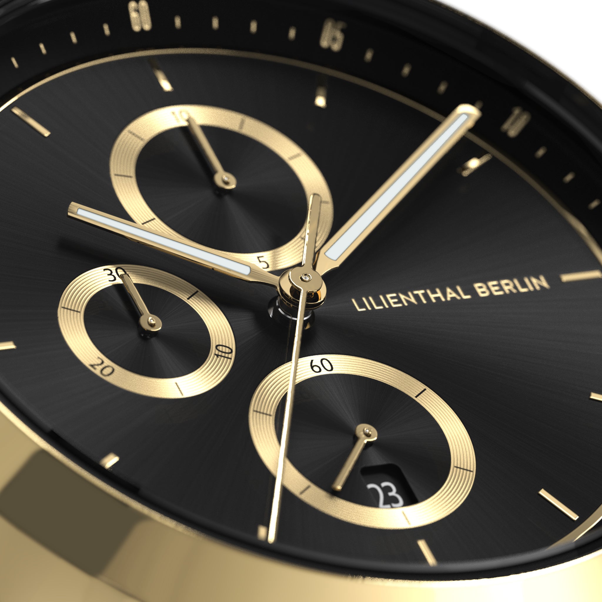 Chronograph Gold Black - Lilienthal Berlin