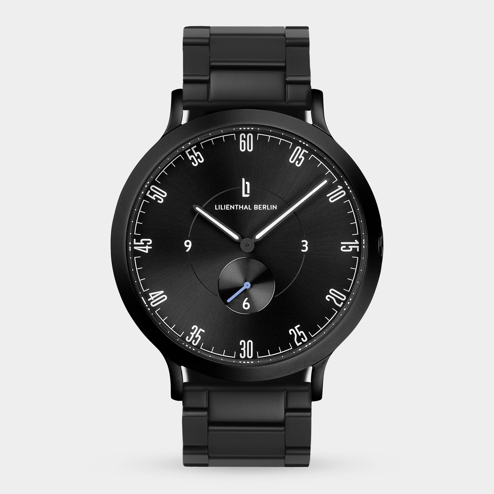 Lilienthal 1 – Watch – Black – Stainless Steel Linked – Lilienthal