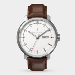 Neolux Day Date Silver White - Lilienthal Berlin