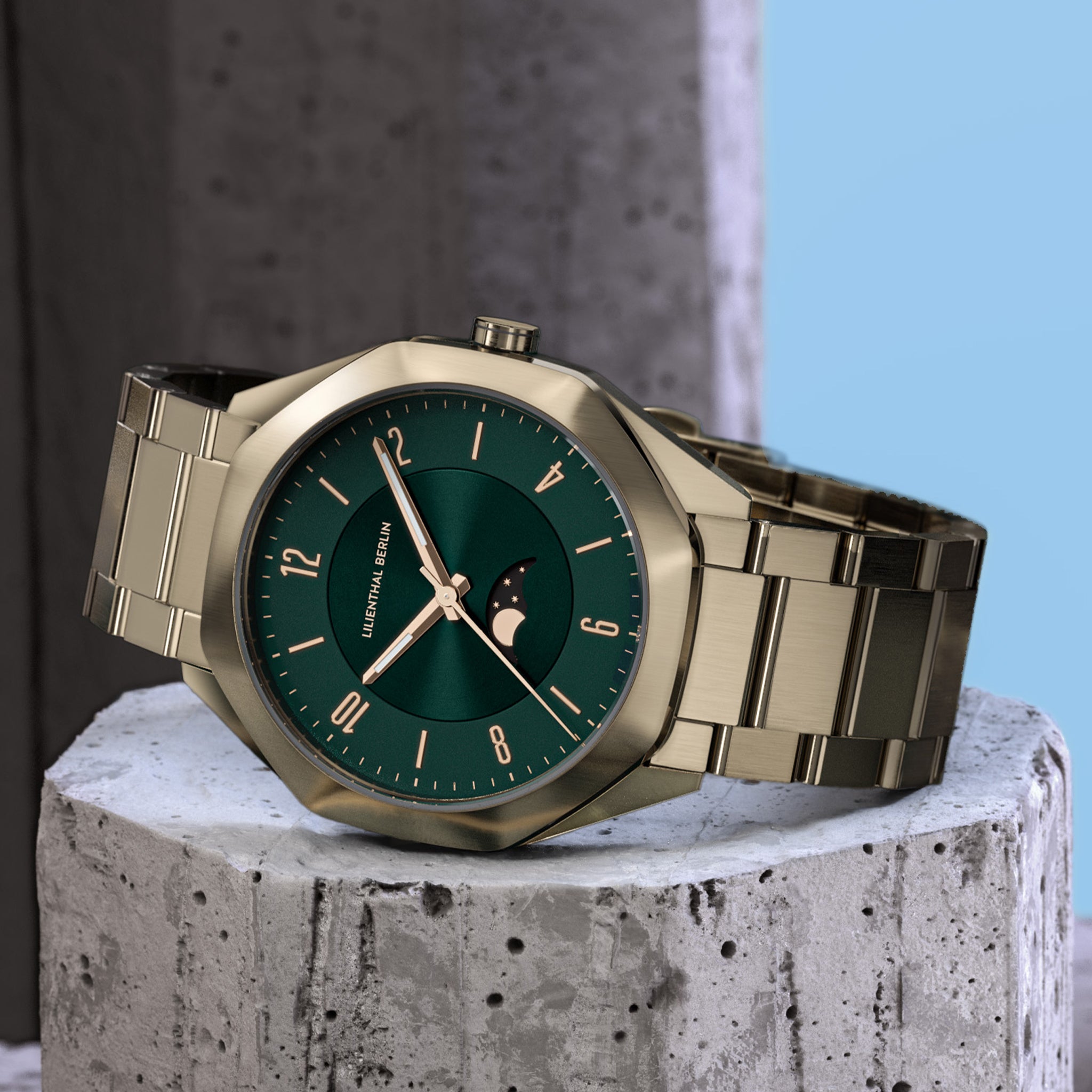 Octamoon Warm Gold Midnight Green - Lilienthal Berlin