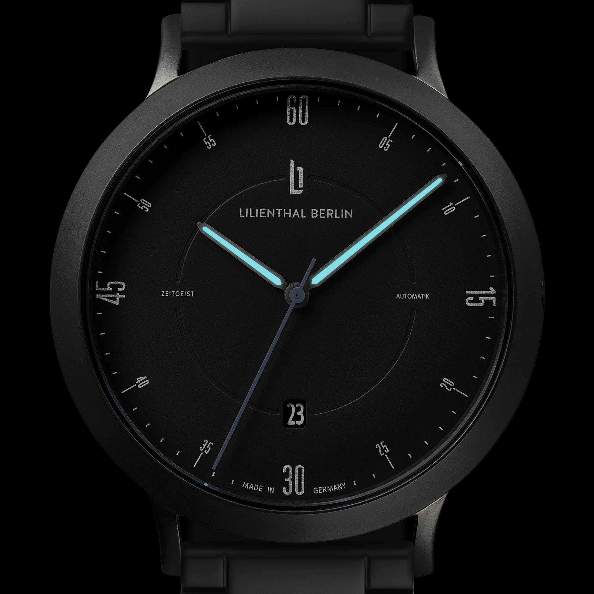 Zeitgeist Automatik All Black - Lilienthal Berlin