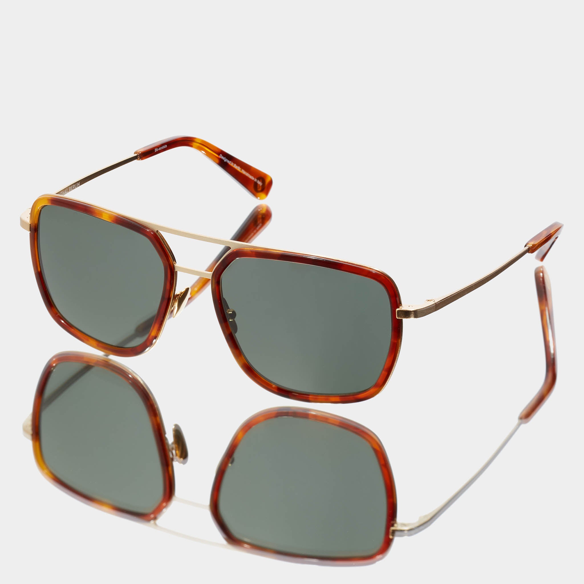 Aero Funk – Brushed Gold Brown / Green