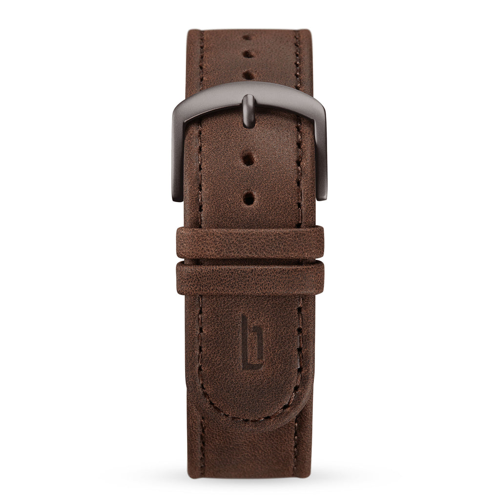 Leather Dark brown Brushed - Lilienthal Berlin