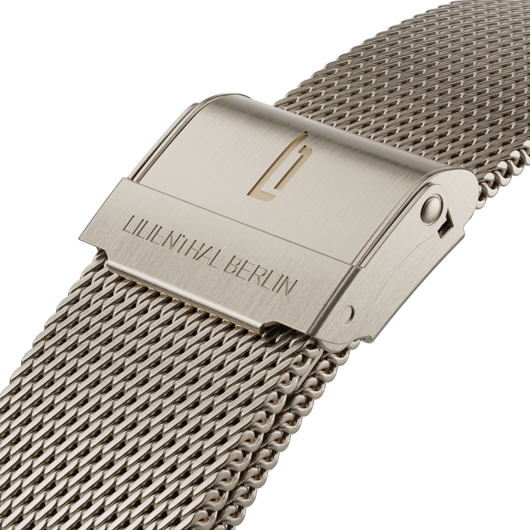 Mesh Strap – Beige Brushed