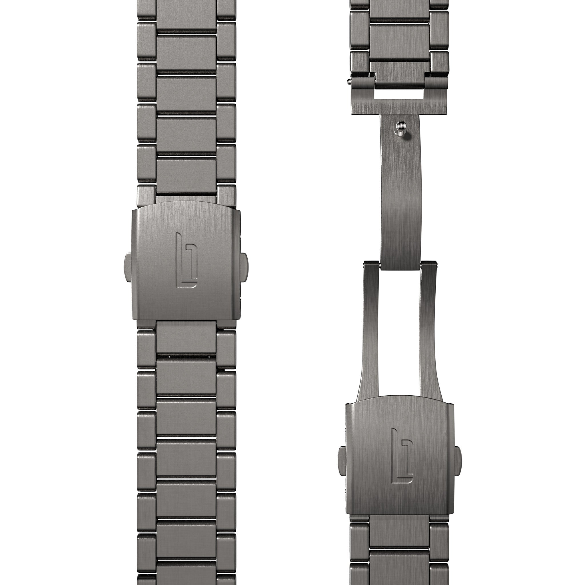 Stainless Steel Strap – Anthracite Brushed