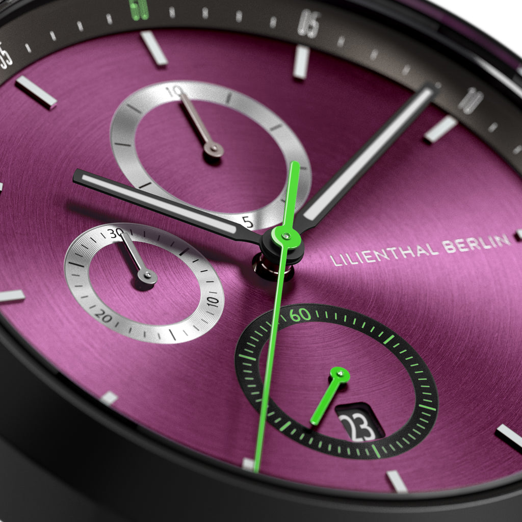 Chronograph Hyper Purple - Lilienthal Berlin