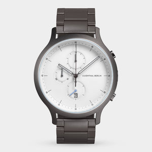 Chronograph Dark Silver White - Lilienthal Berlin