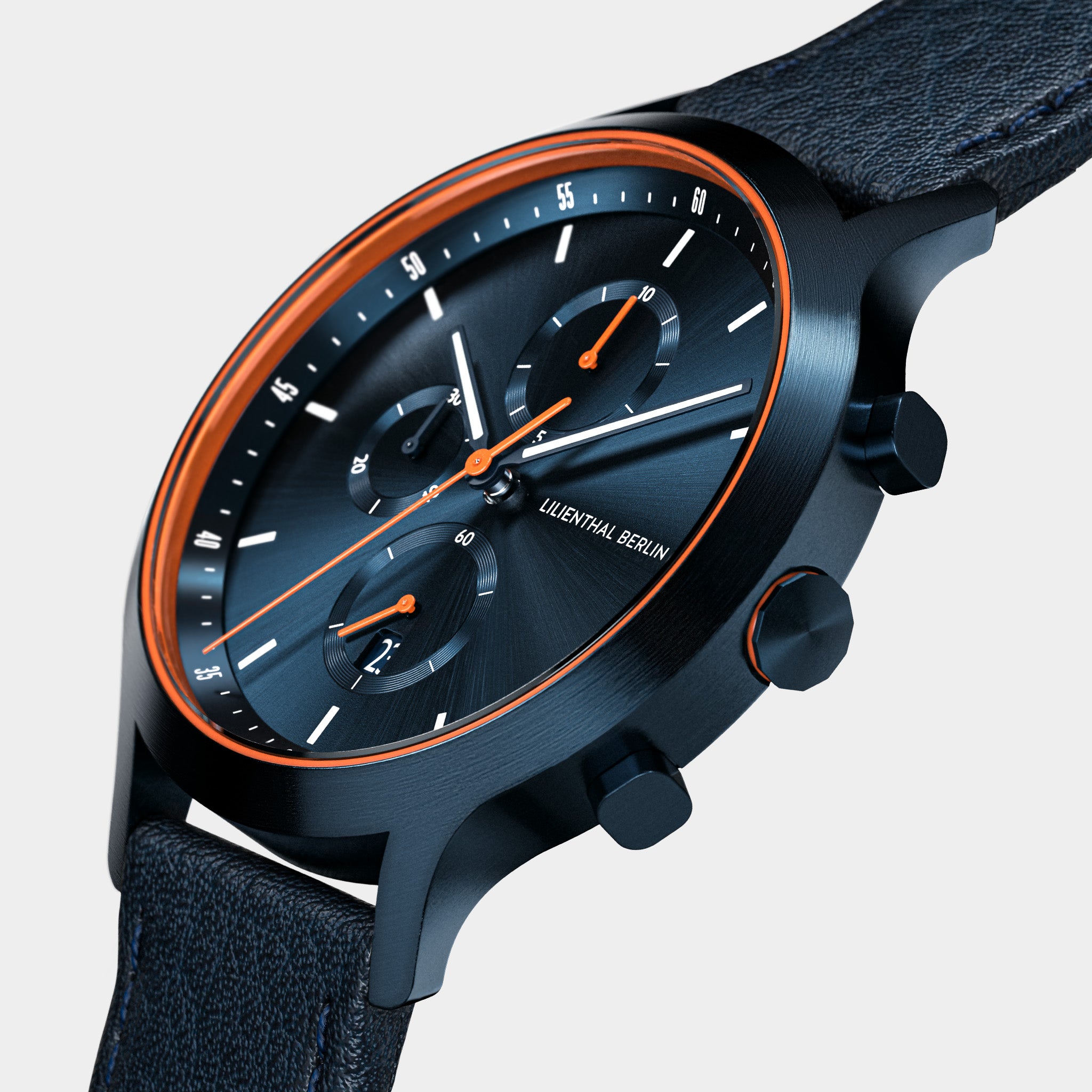 Chronograph – Blue Orange