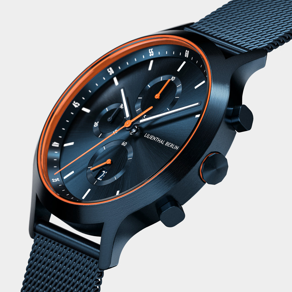Chronograph – Blue Orange