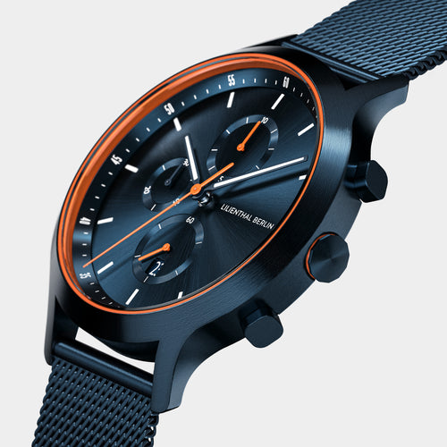 Chronograph – Blue Orange