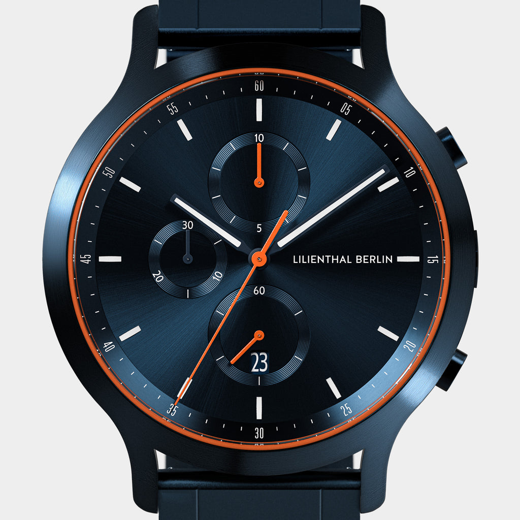 Chronograph – Blue Orange