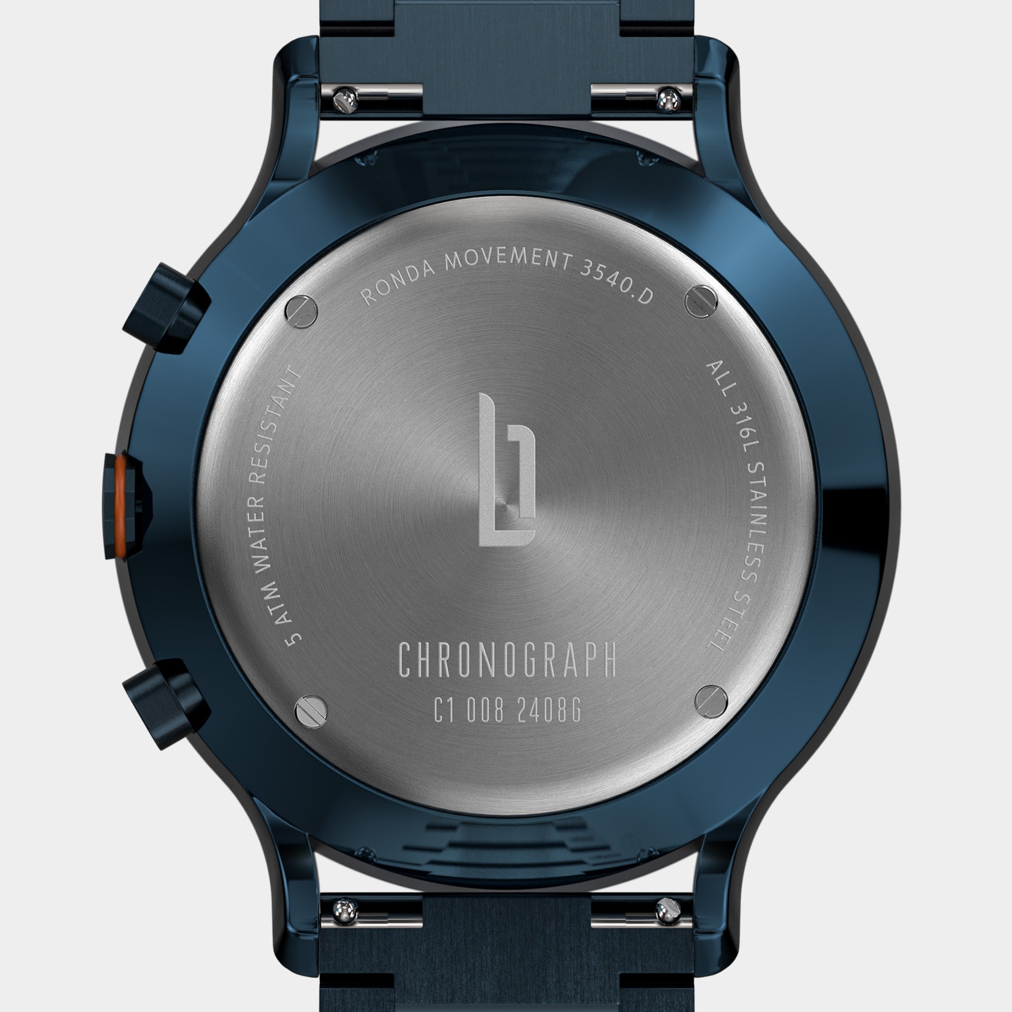 Chronograph – Blue Orange