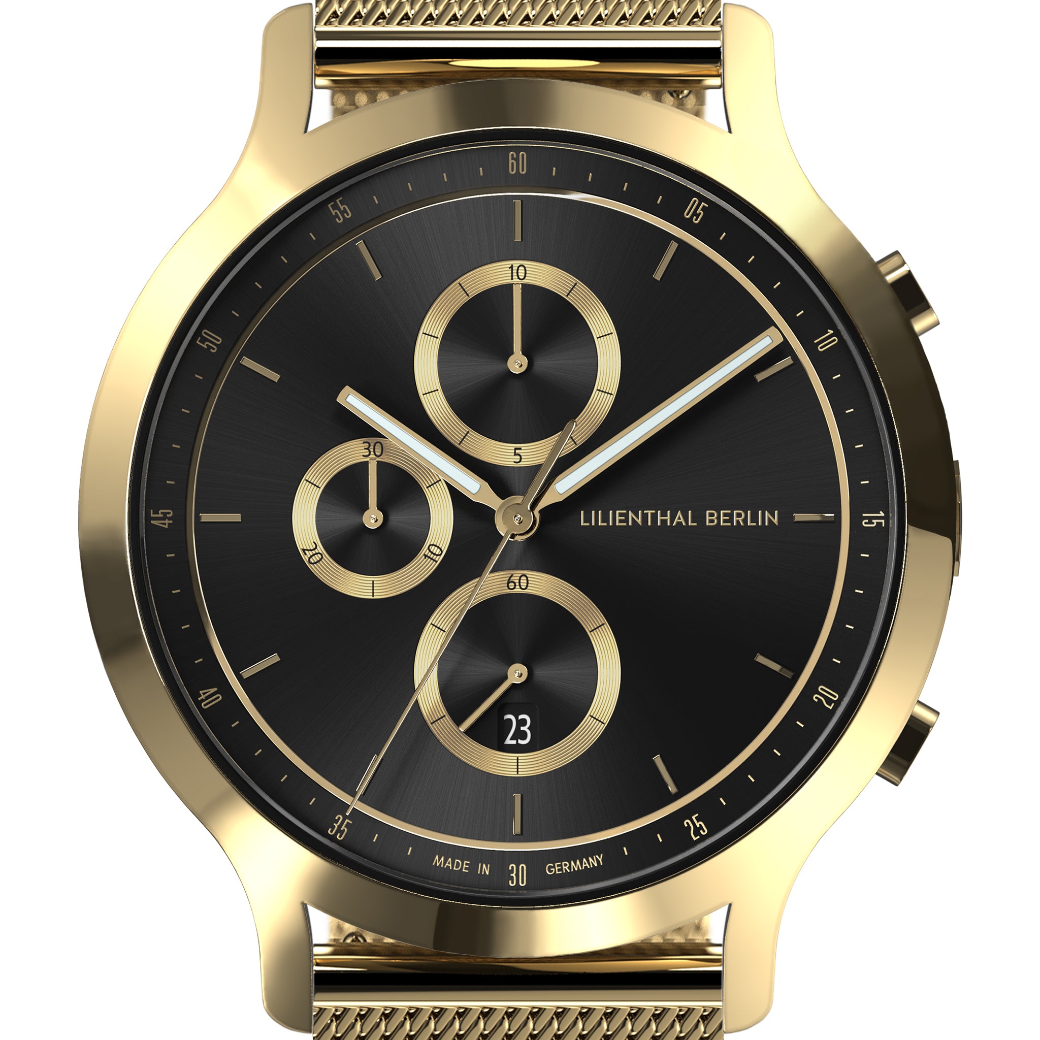 Chronograph Gold Black - Lilienthal Berlin