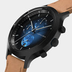 Chronograph Meteorite – Blue Flare