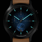Chronograph Meteorite – Blue Flare