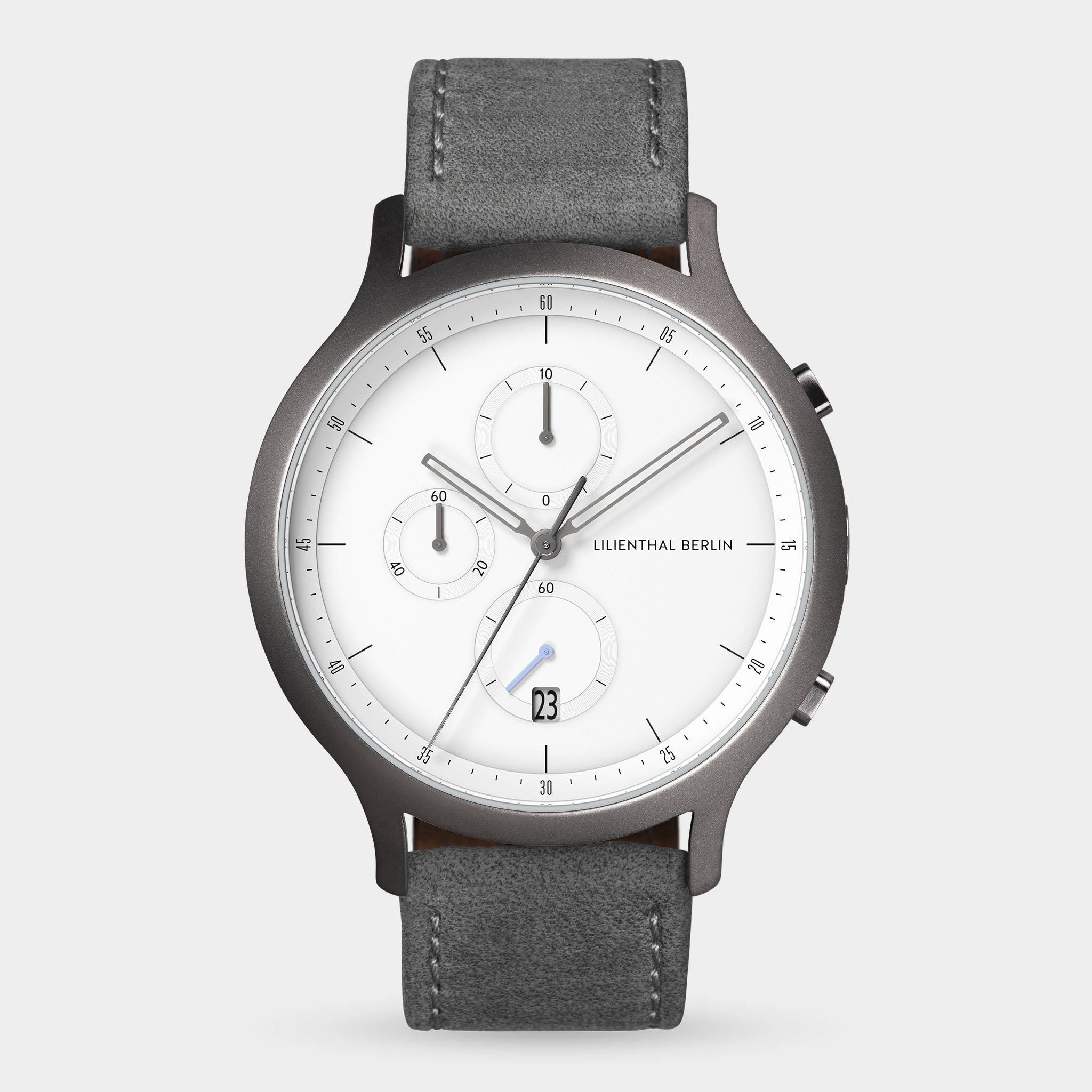 Chronograph – Dark Silver White