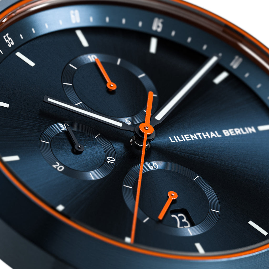 Chronograph – Blue Orange