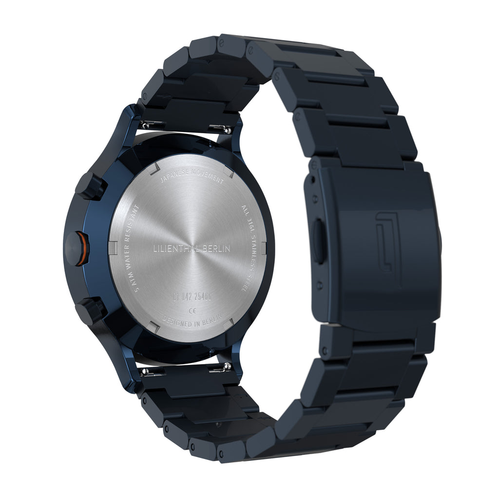 Chronograph – Blue Orange