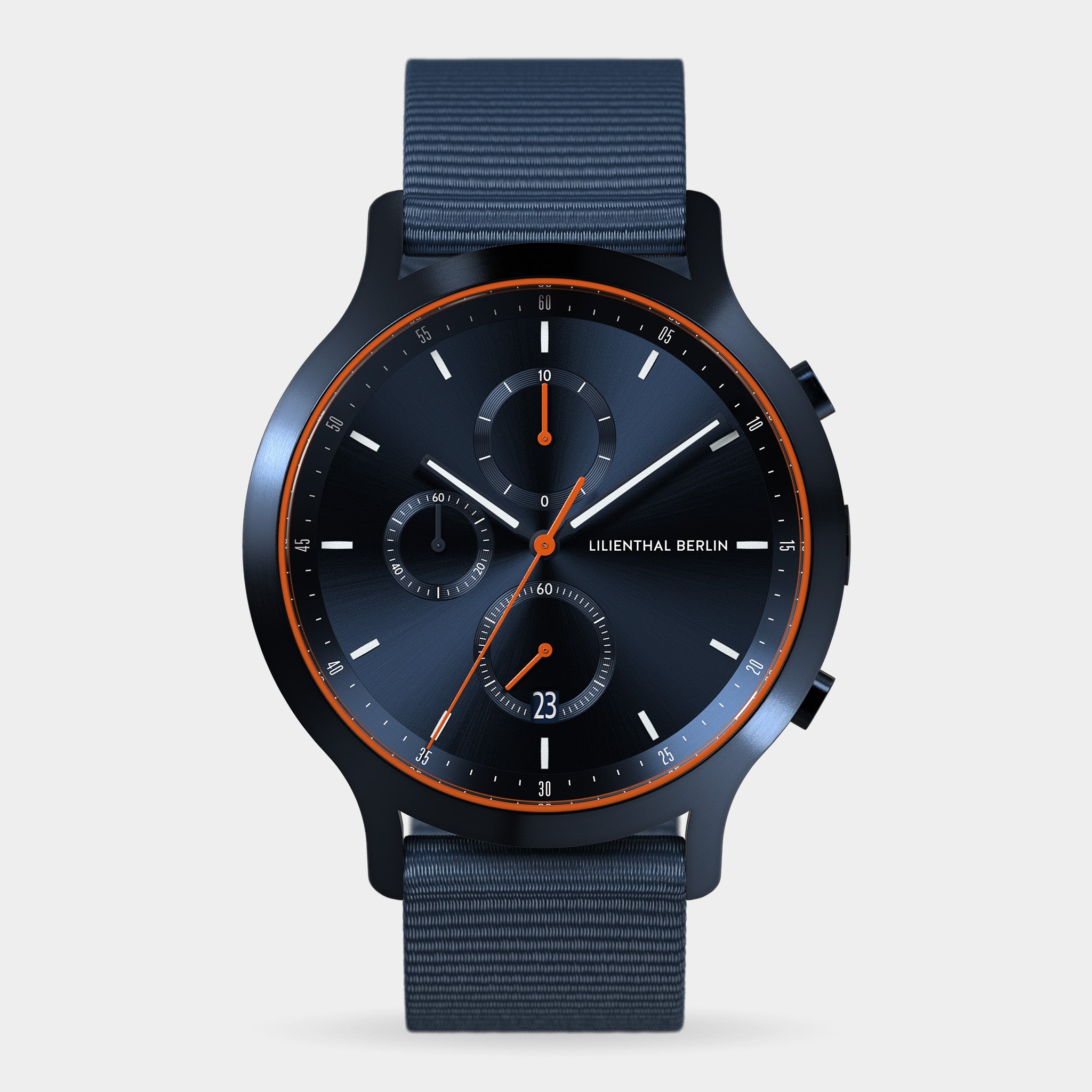 Chronograph – Blue Orange