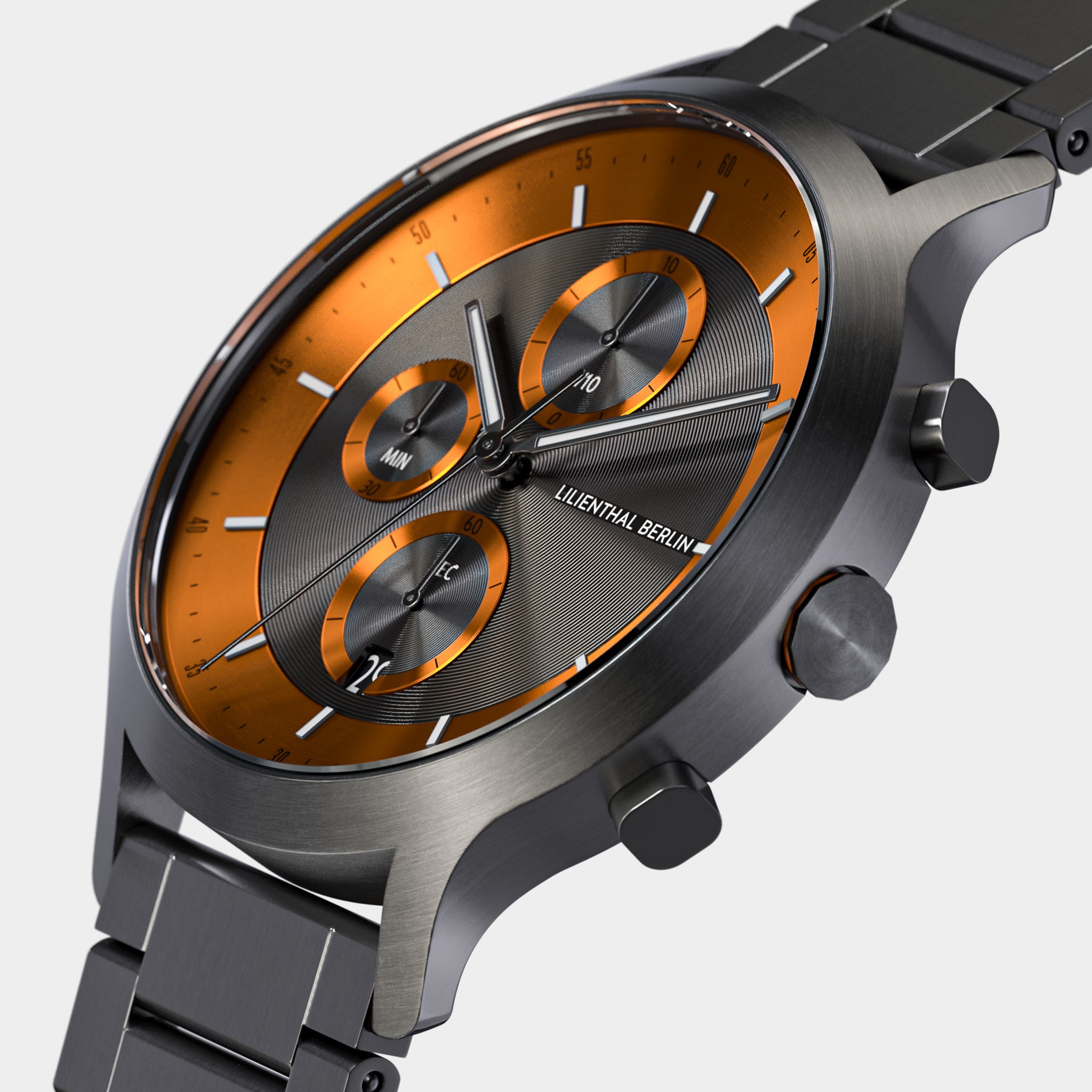 Chronograph LP – Dark Silver Orange