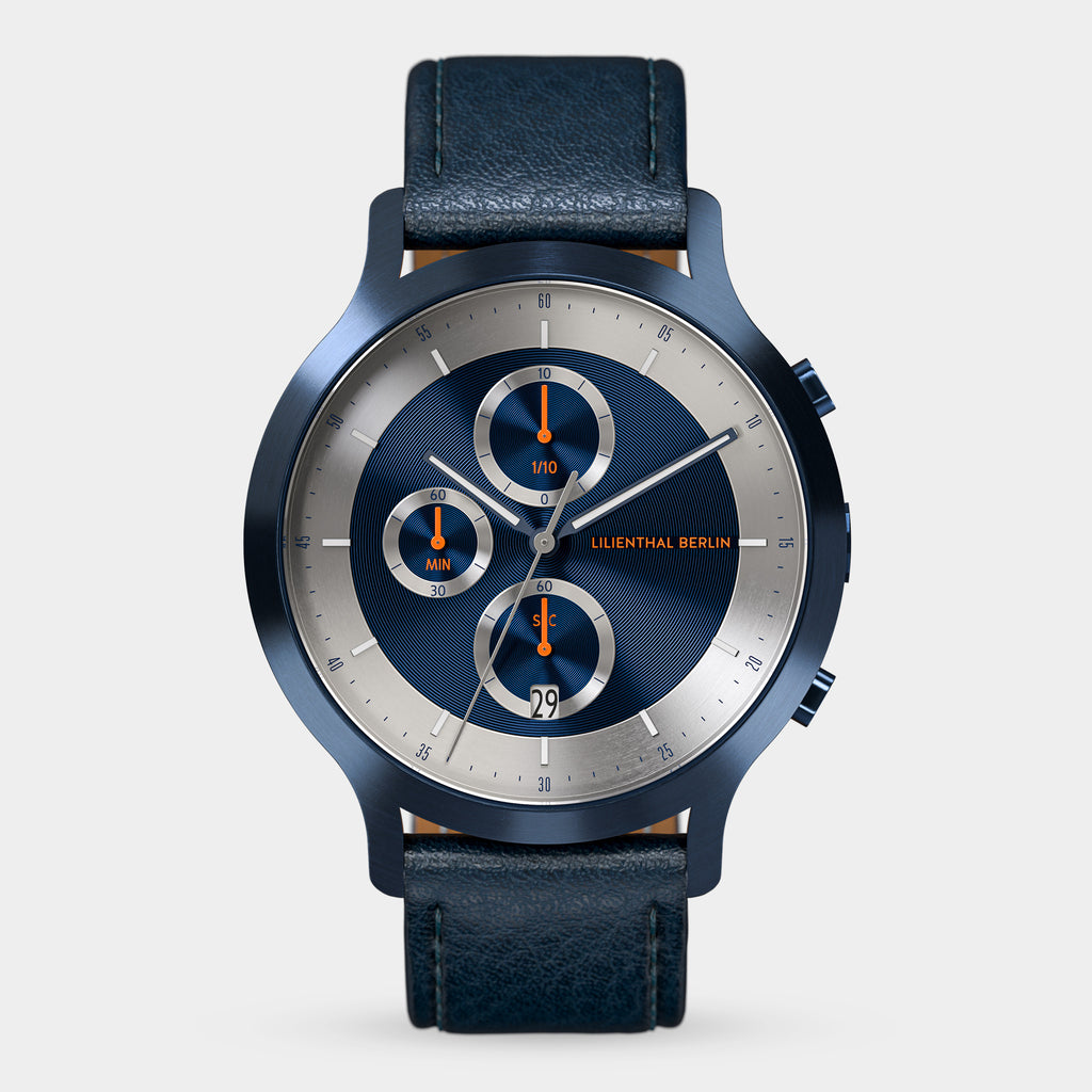Chronograph LP – Blue Silver