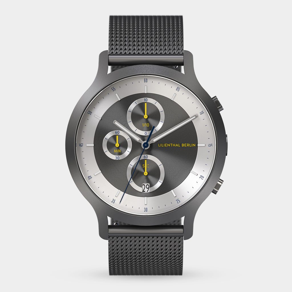 Chronograph LP – Dark Silver White