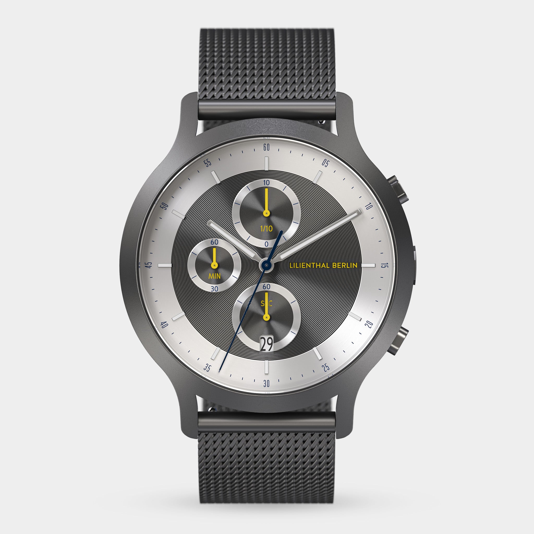 Chronograph LP – Dark Silver White