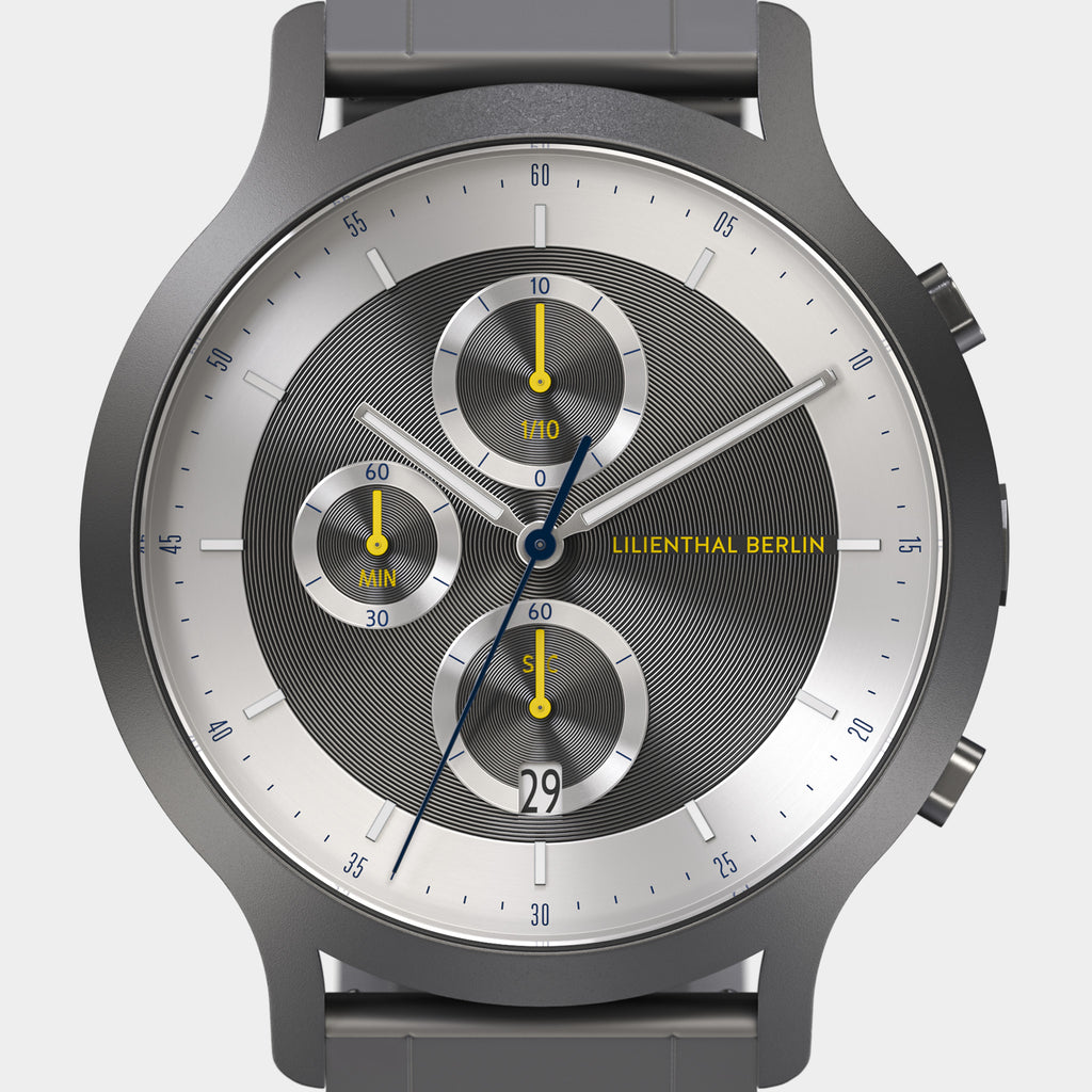 Chronograph LP – Dark Silver White