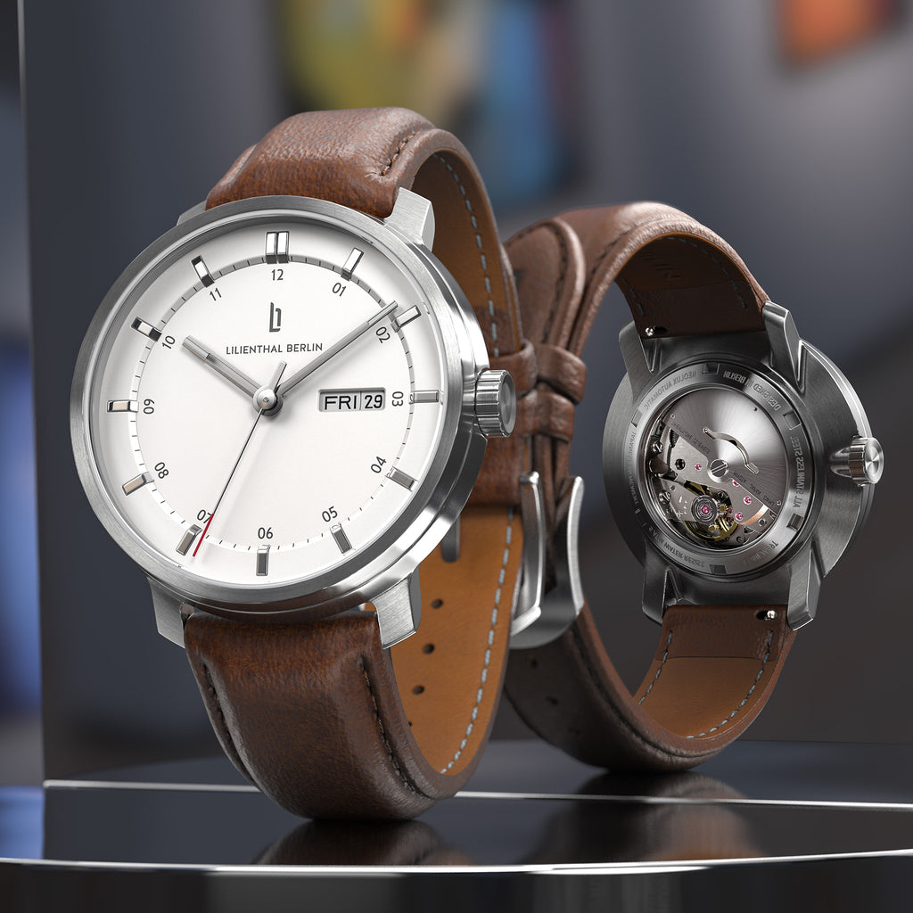 Neolux Day Date Silver White - Lilienthal Berlin