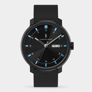 Neolux Day Date – Black Blue