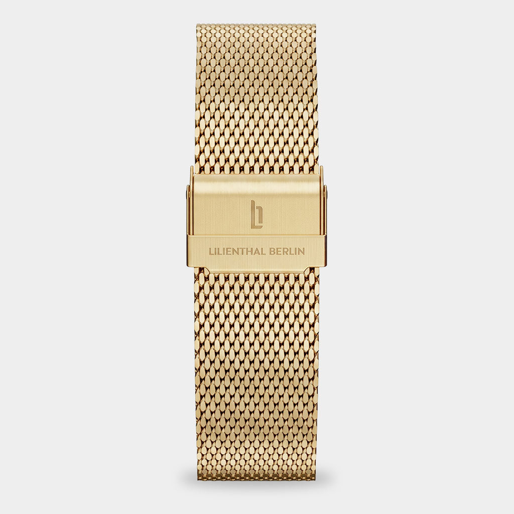 Mesh Strap – Gold Brushed