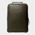 Minimalist Backpack Cactus Leather Khaki - Lilienthal Berlin