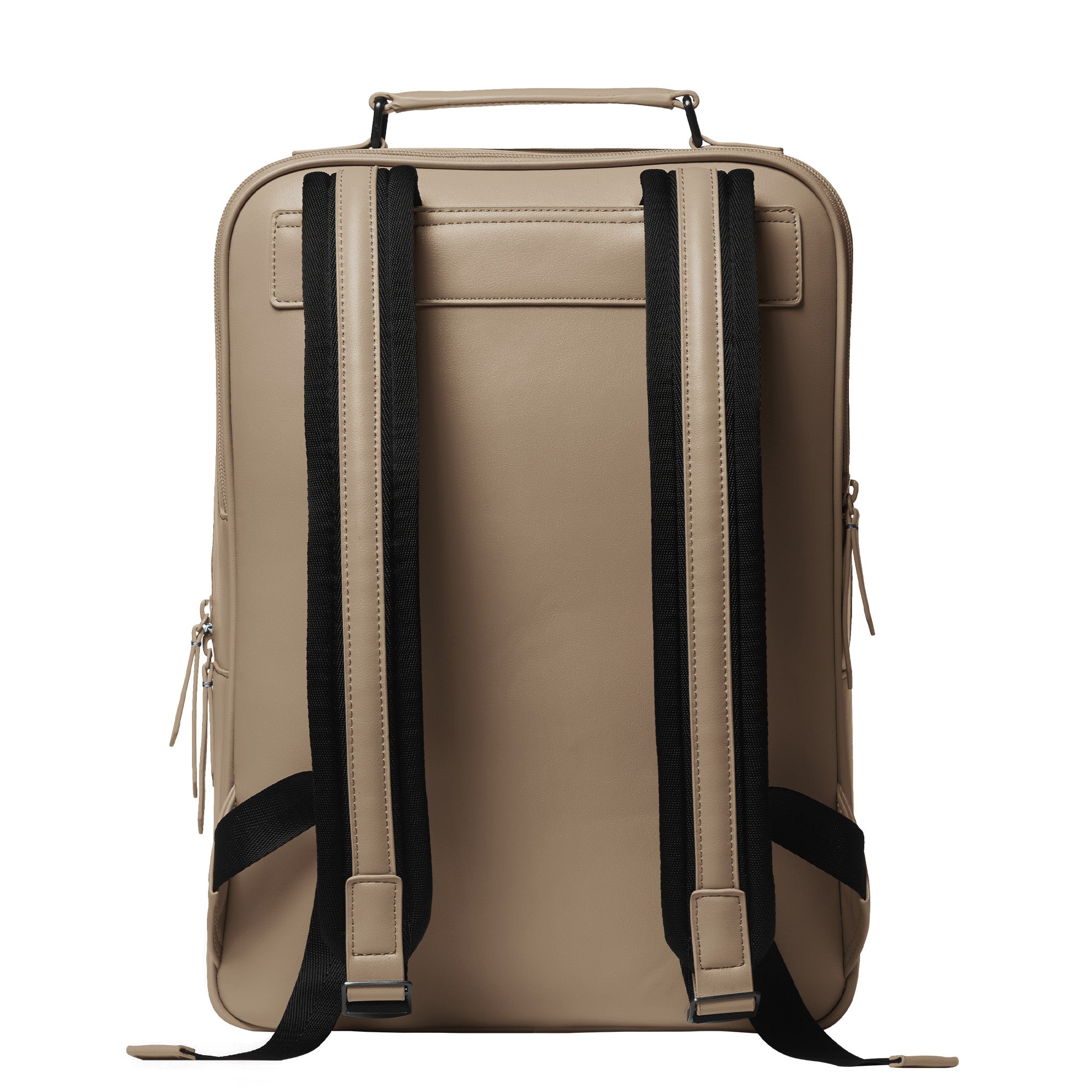 Minimalist Backpack Cactus Leather Sand - Lilienthal Berlin