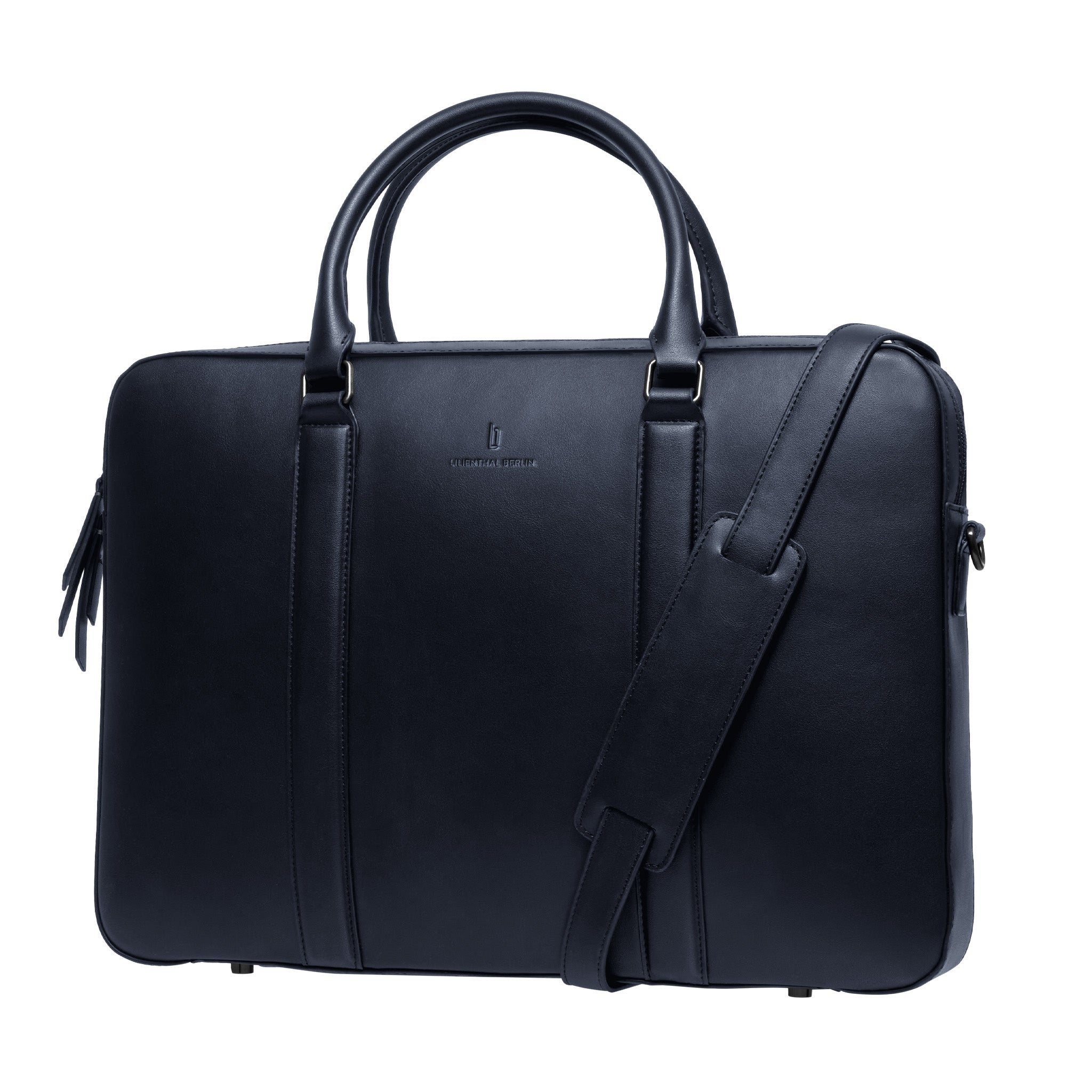 Virtuoso Classic Briefcase – Navy Blue – Lilienthal Berlin