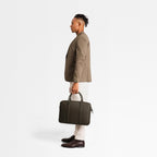 Classic Briefcase Cactus Leather Khaki - Lilienthal Berlin