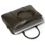 Classic Briefcase Cactus Leather Khaki - Lilienthal Berlin
