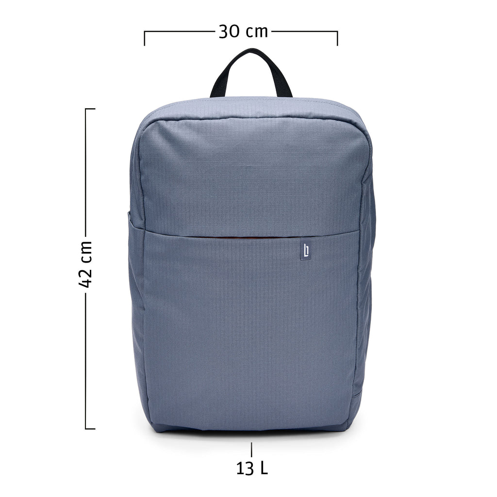 Urbaneer 3-in-1 Daypack Recycled Polyester Slate Blue - Lilienthal Berlin