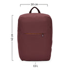 Urbaneer 3-in-1 Daypack Recycled Polyester Aubergine - Lilienthal Berlin