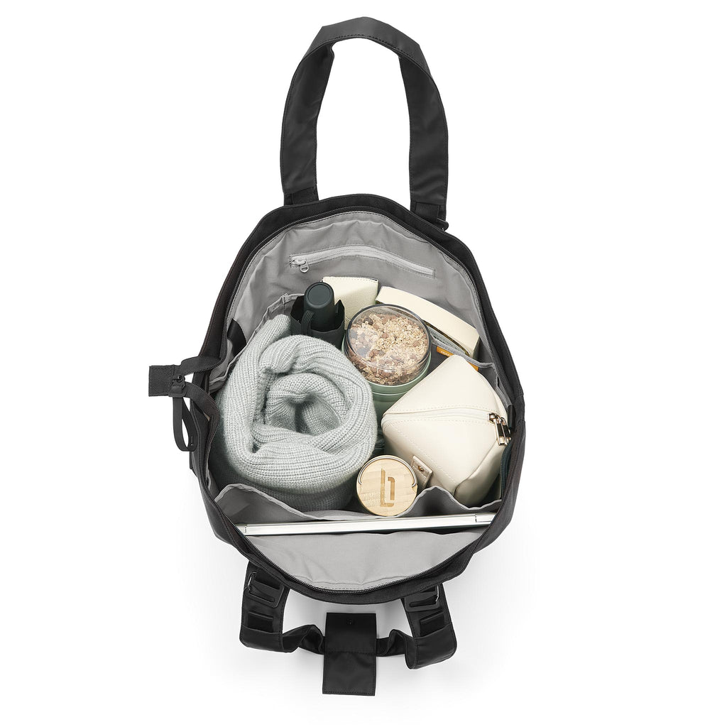 Tote Bag Recycled Polyester Black - Lilienthal Berlin