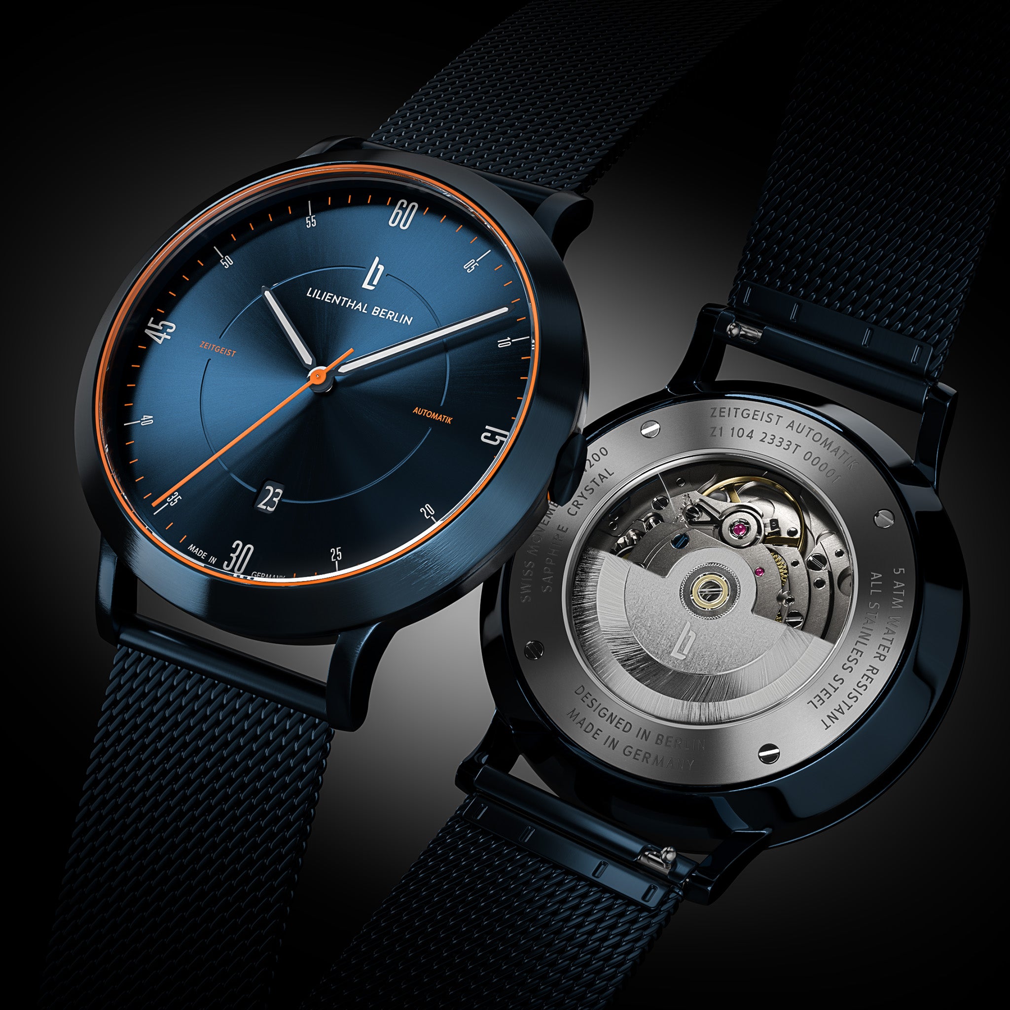 Zeitgeist Automatik Blue Orange