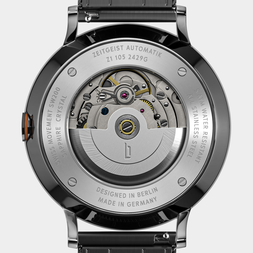 Zeitgeist Automatik – Dark Silver Orange