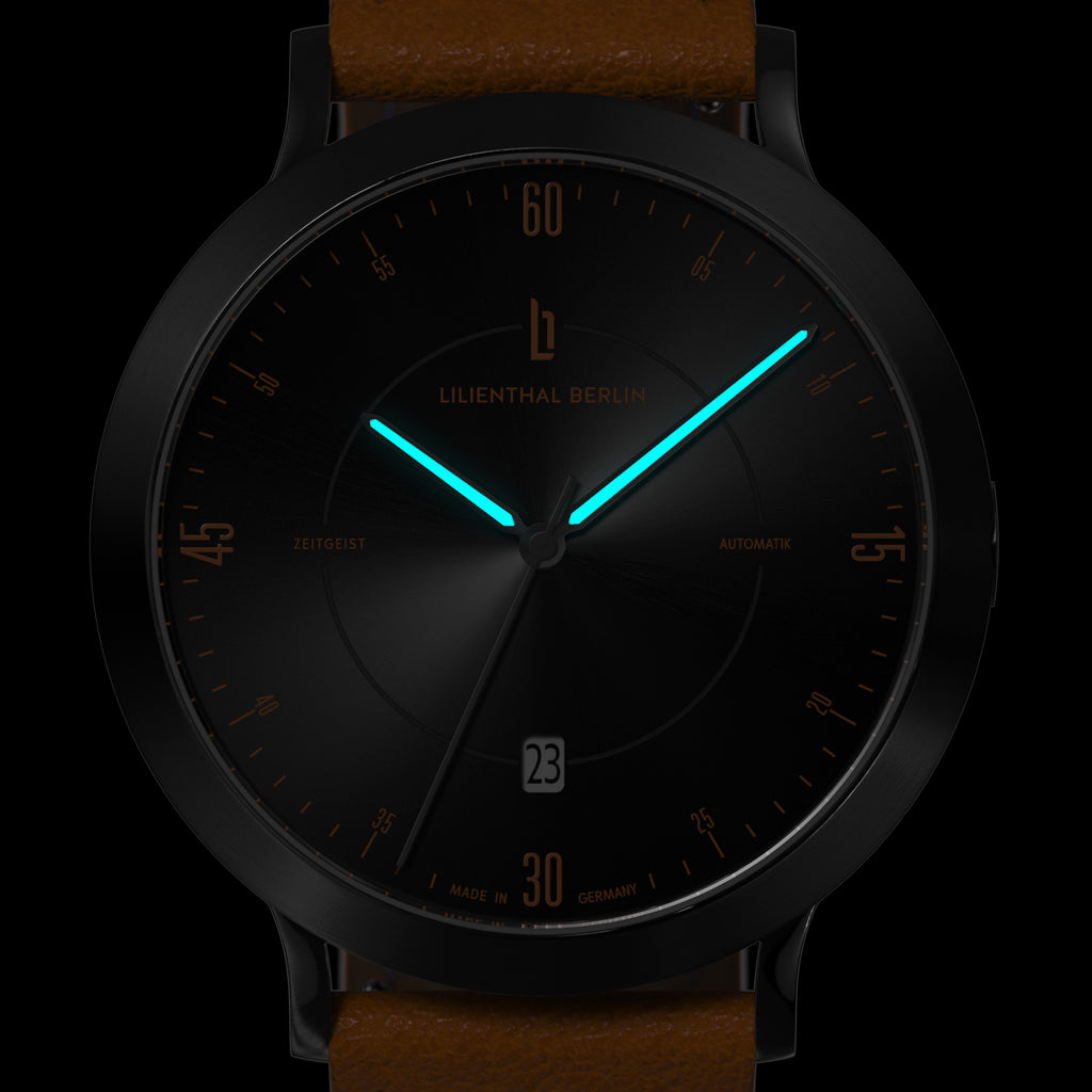 Zeitgeist Automatik Dark Silver Orange - Lilienthal Berlin