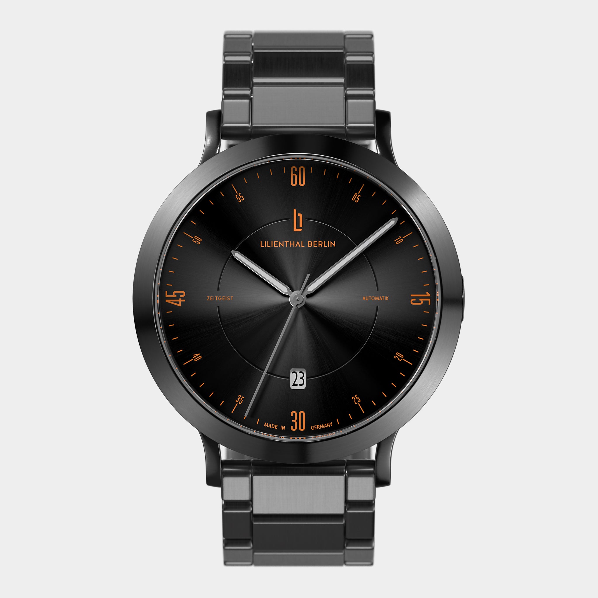 Zeitgeist Automatik Dark Silver Orange - Lilienthal Berlin
