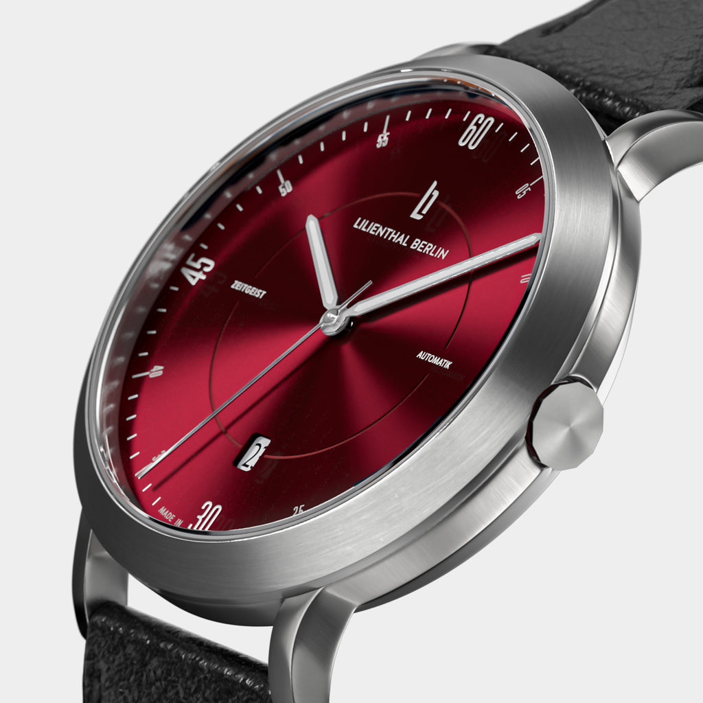 Zeitgeist Automatik – Silver Bordeaux