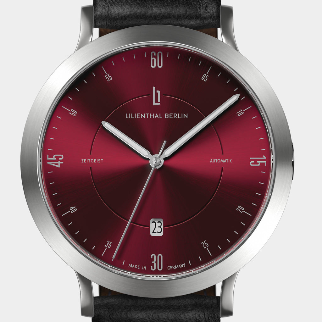 Zeitgeist Automatik – Silver Bordeaux