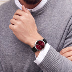 Zeitgeist Automatik – Silver Bordeaux