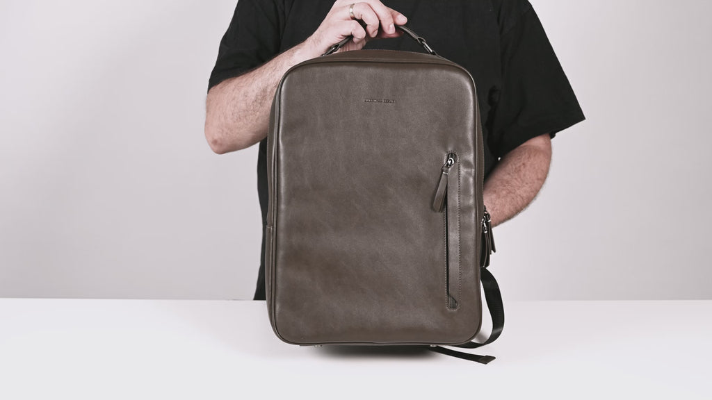 Virtuoso Minimalist Backpack – Black